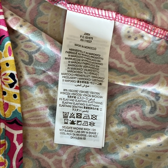 BODEN Evangeline Paisley Jersey Wrap Dress, In Party Pink - 10L - Picture 8 of 10